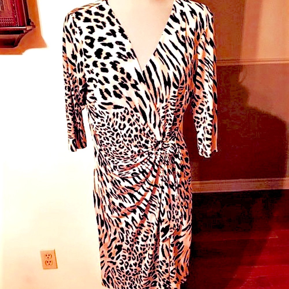 Cheetah print dress
